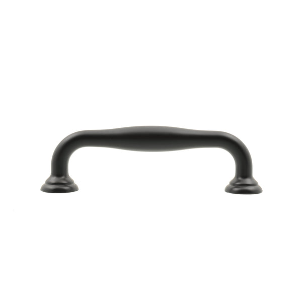 Lane 115mm Black Hampton Handle - 4 Pack - Matte Black