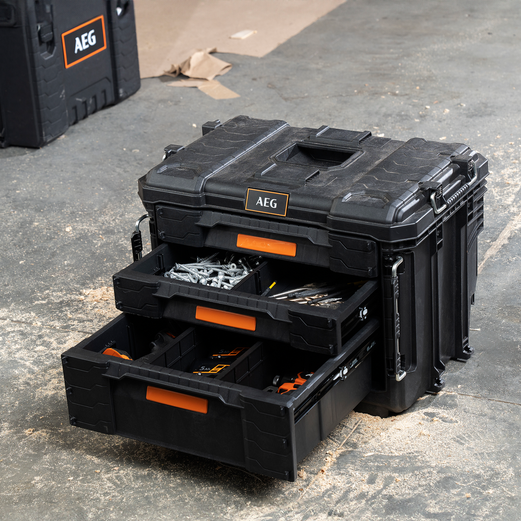 AEG QUICKSTACK 2.0 3 Drawer Toolbox - Image 3 of 7