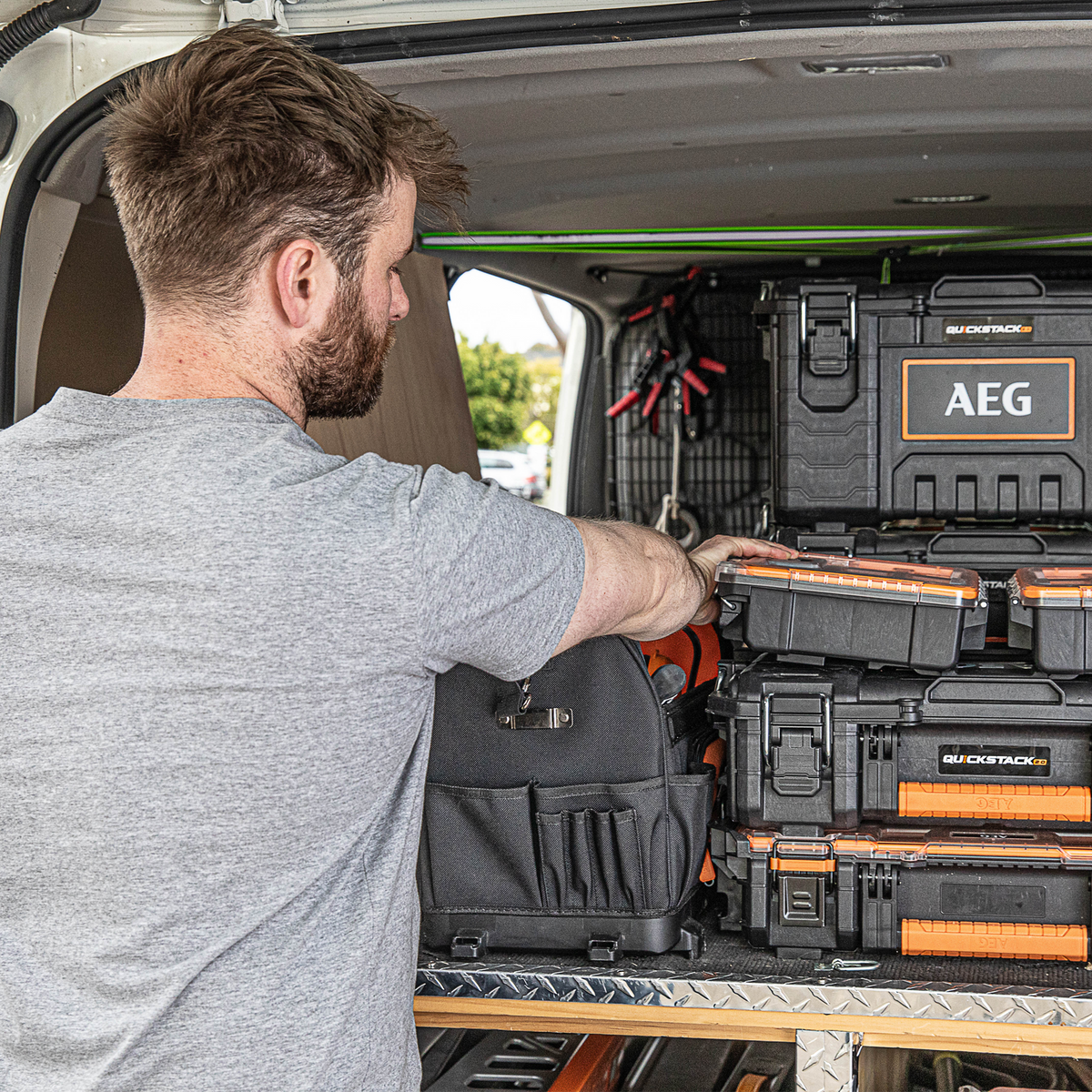 AEG Quickstack 2.0 3-Piece Storage Set - Image 6 of 9