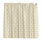 Barelli 180 x 180cm Fleur-De-Lis Gold Metallic Peva Shower Curtain - Image 1 of 2