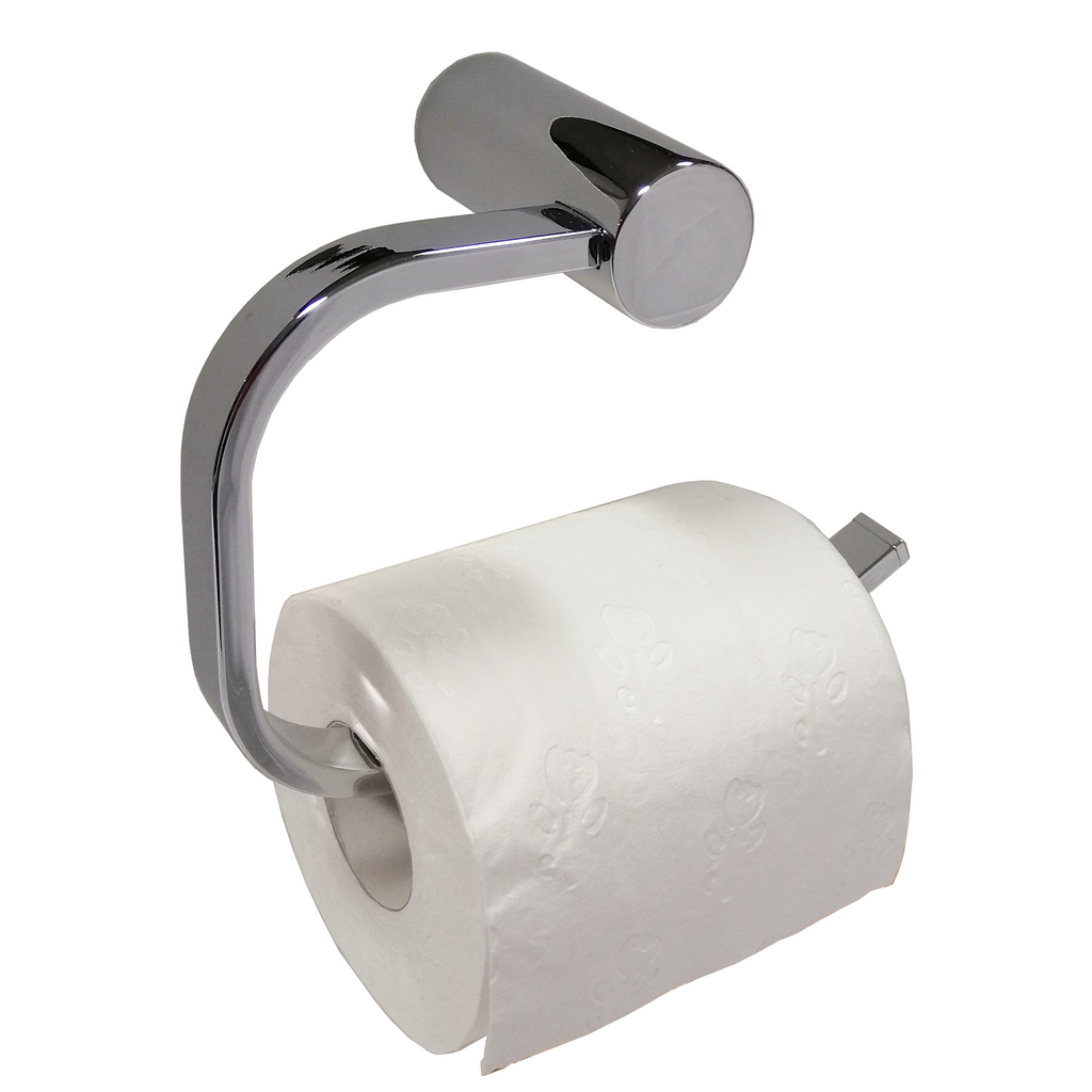 Barelli Chrome Ambiente Single Toilet Roll Holder - Chrome - Image 4 of 5