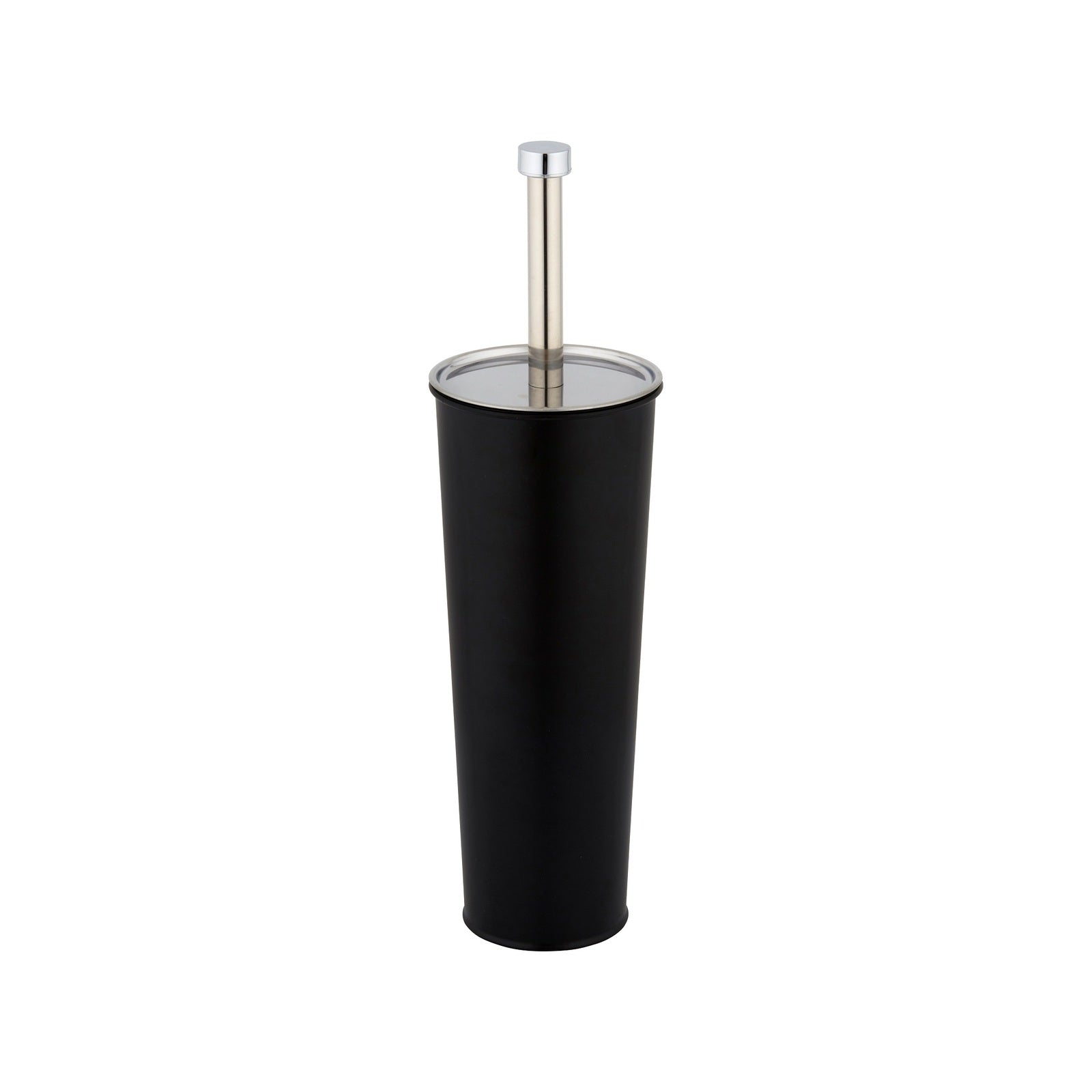 Barelli Black Powdercoated Steel Toilet Brush &amp; Holder - Image 1 of 3