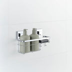 Fusion-Loc 26kg Stainless Steel Suction Combo Shower Caddy - Image 3 of 6