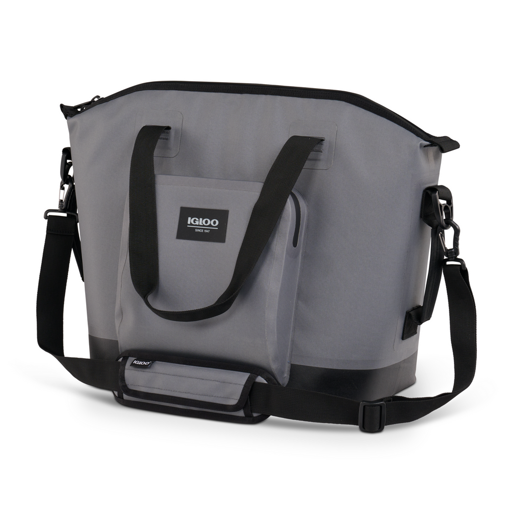 IGLOO 24 Can Carbonite Grey Soft Cooler Tote - Image 3 of 15