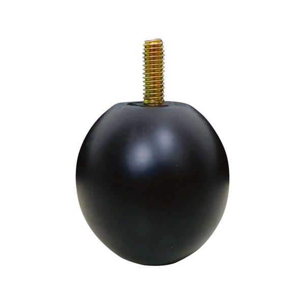 Adoored 70 x 70mm Black Ball Furniture Leg
