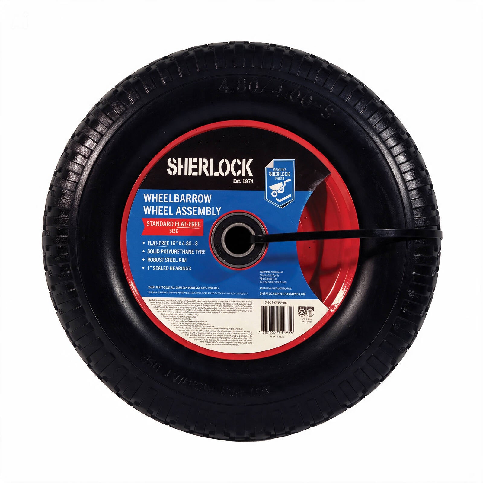 Sherlock Standard Flat Free Wheel Assembly - Image 4 of 5