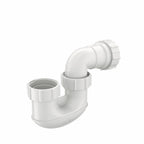 Caroma 50mm White Short P Trap Inlet - Image 1 of 3