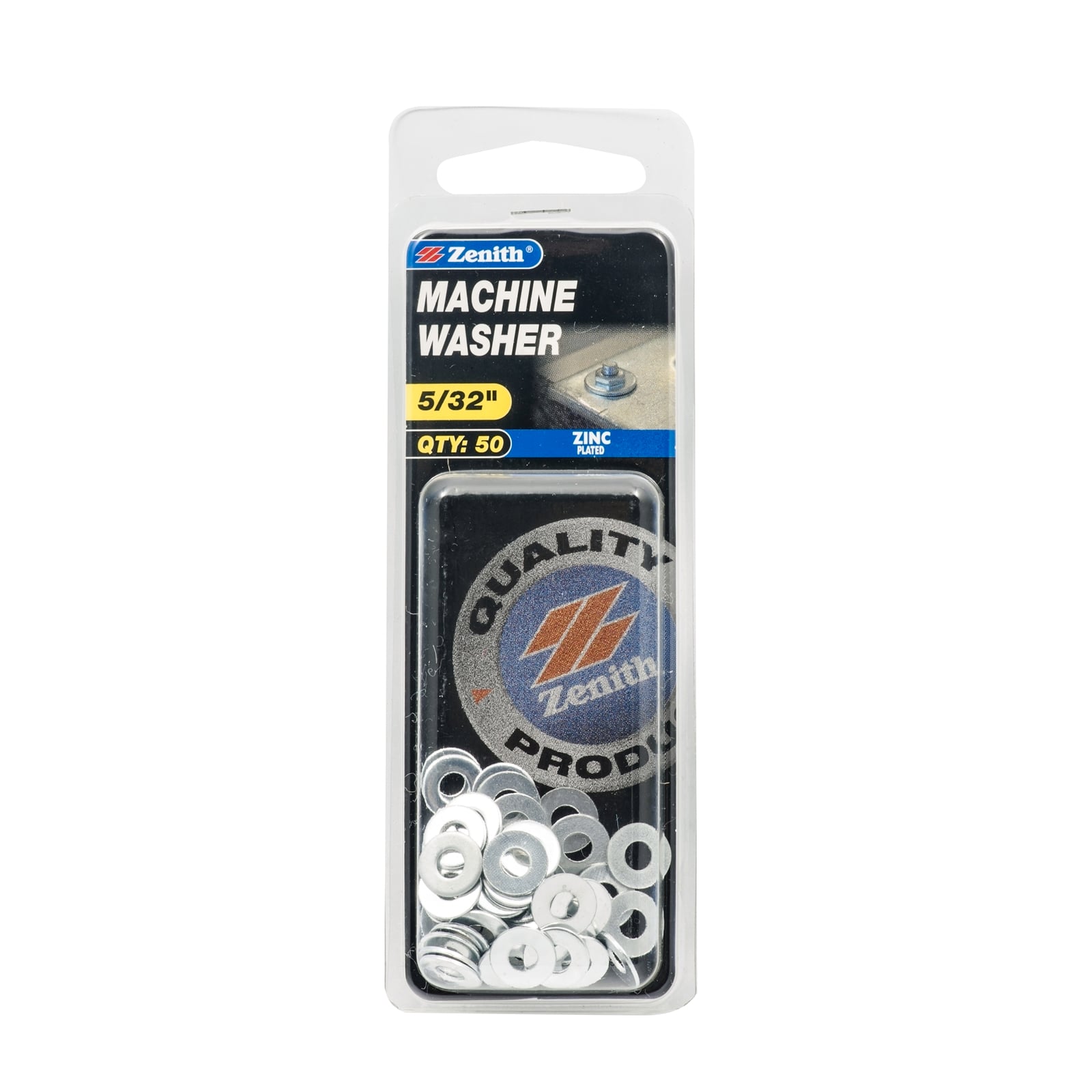 Zenith 5/32" Zinc Plated Machine Washer - 50 Pack - Image 1 of 2