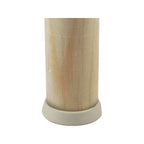 Surface Gard 44mm White Round Rubber Base Castor Cup - 4 Pack - Image 2 of 5