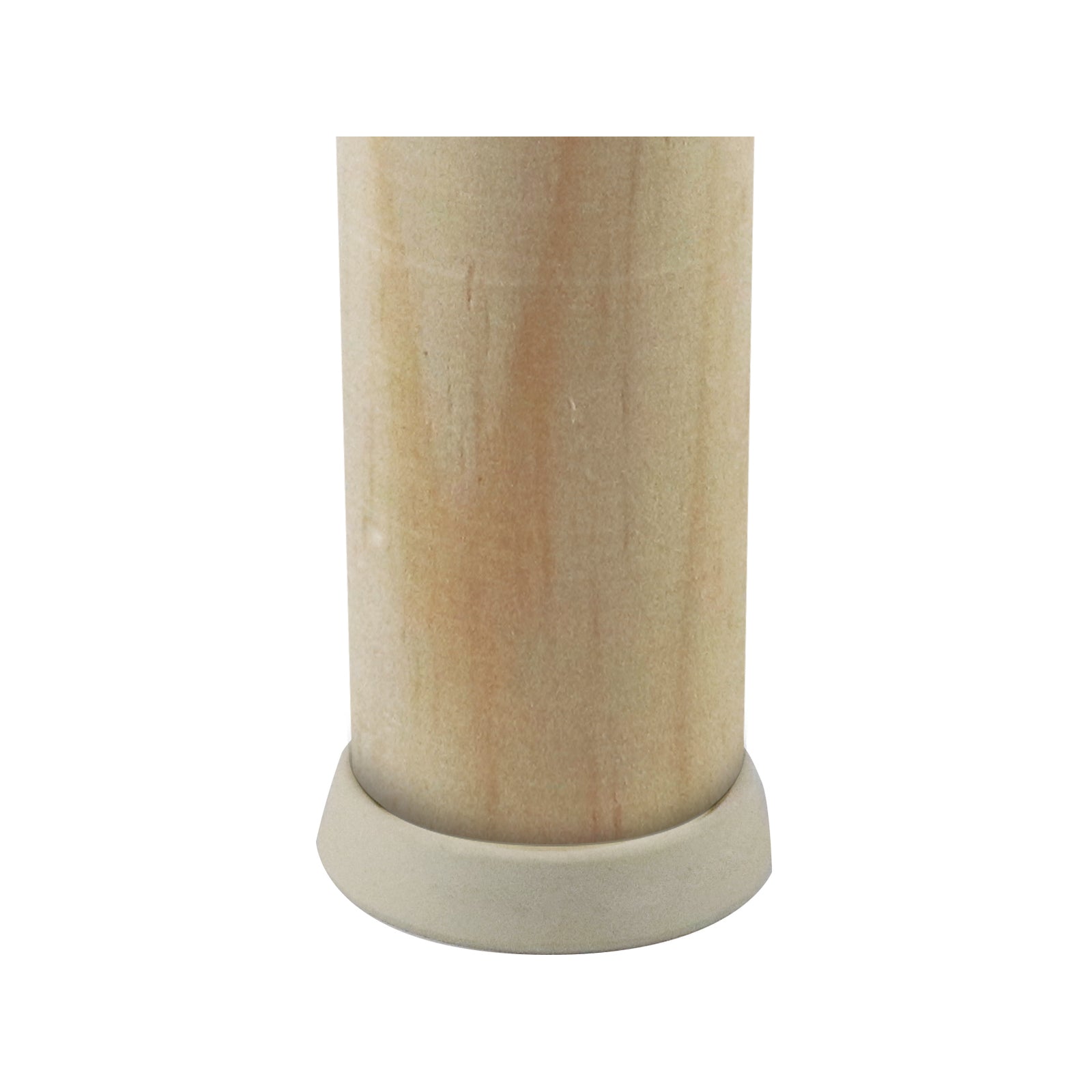 Surface Gard 44mm White Round Rubber Base Castor Cup - 4 Pack - Image 2 of 5