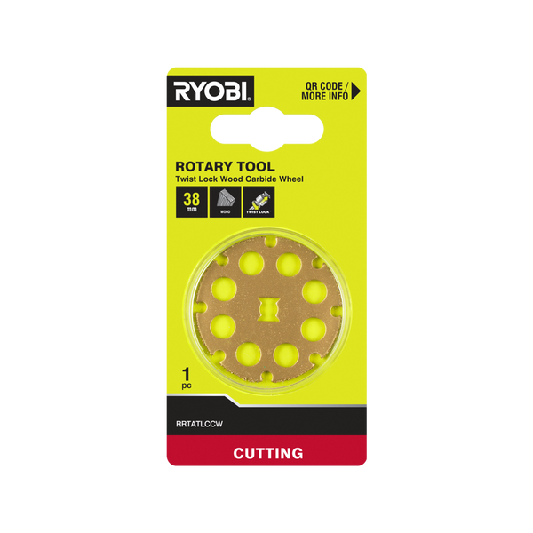 Ryobi 38mm Twist Lock Wood Carbide Wheel