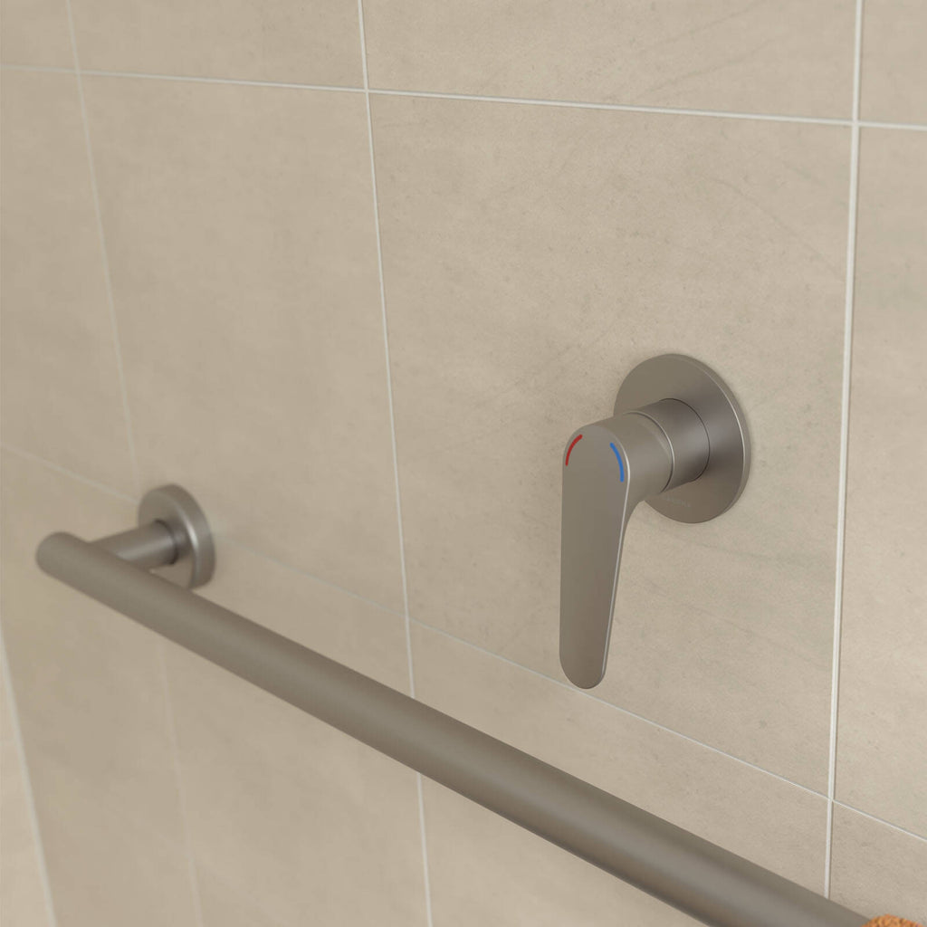 HomeCare by Caroma Chrome Assistant Living Bath / Shower Mixer - Chrome - Image 3 of 5