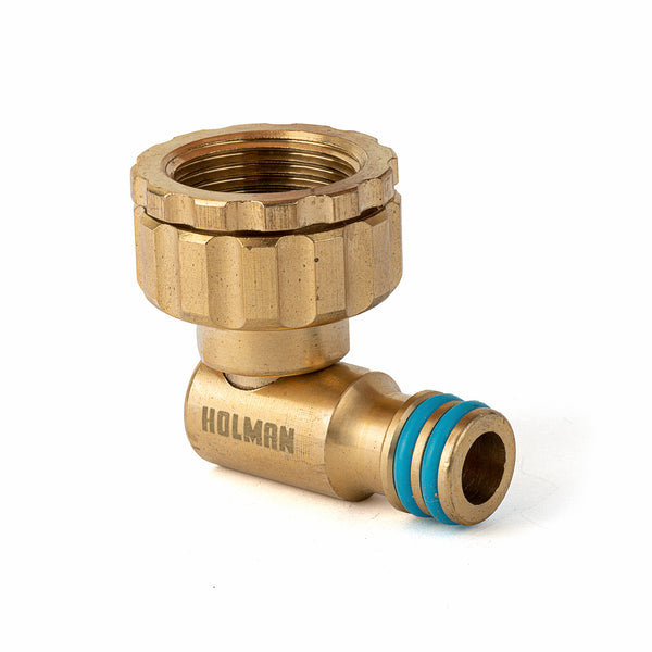 Holman 12mm Brass Swivel Tap Adaptor