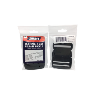 GRUNT 50mm Adjust Release Webbing Single Buckle