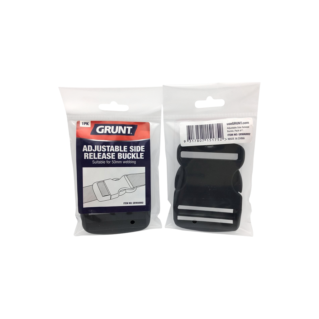 GRUNT 50mm Adjust Release Webbing Single Buckle - Image 2 of 6