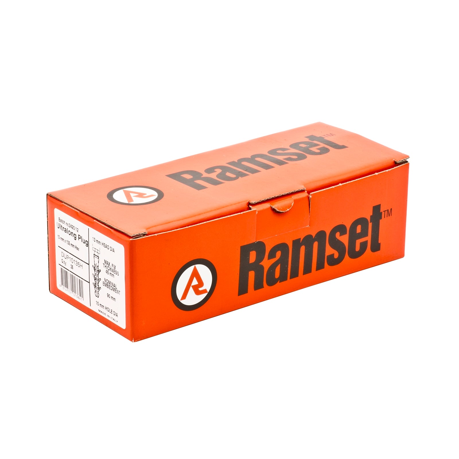 Ramset 10 x 135mm Ultra Long RamPlug - 25 Pack - Image 1 of 1