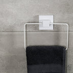 Fusion-Loc Matte White Style Suction Towel Ring - Image 3 of 3