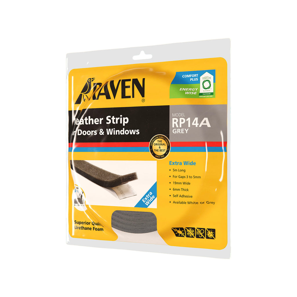 Raven 5m Grey RP14A Architectural Door Seal - Image 1 of 4