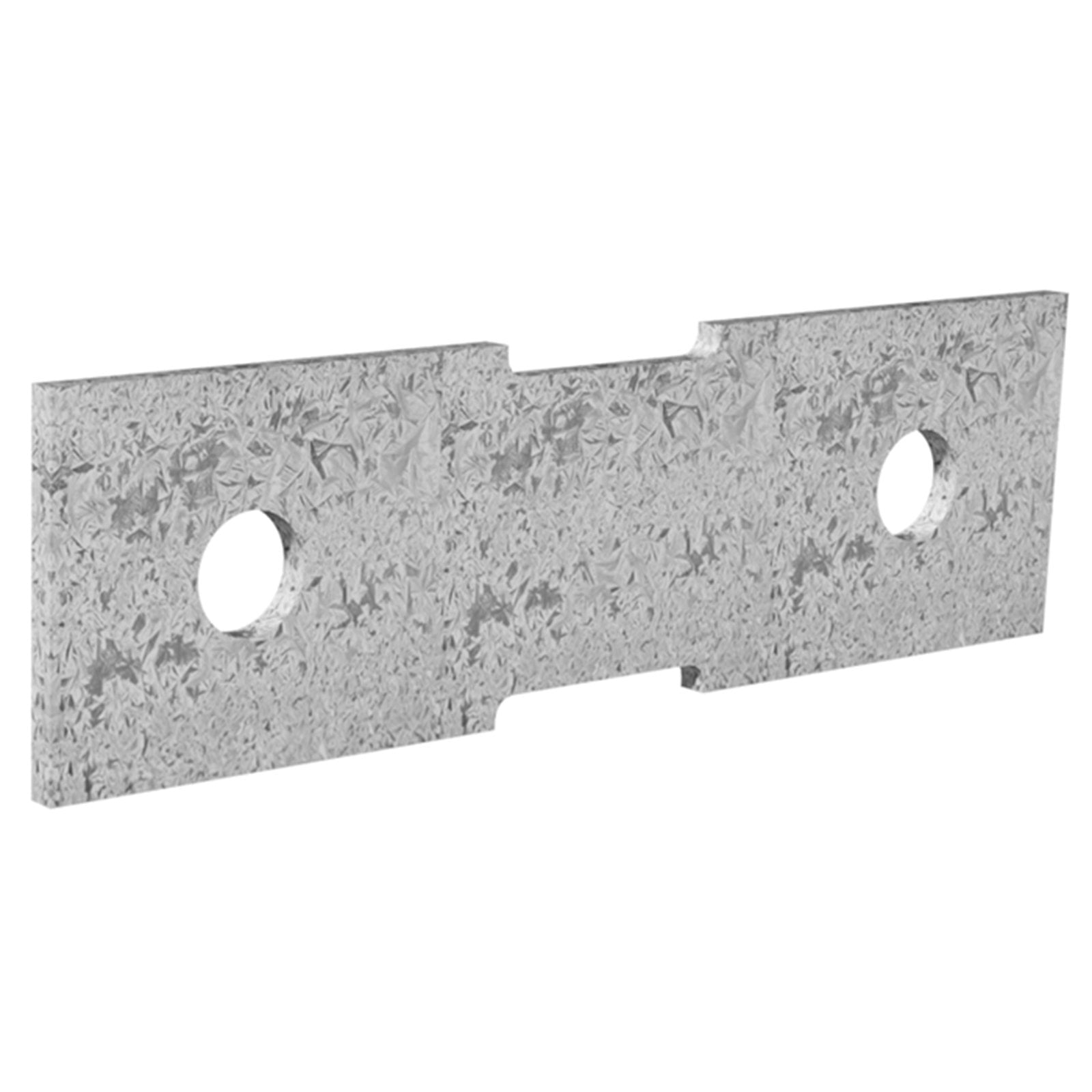 Dunnings 120 x 35mm M10 Galvanised Bracket Plate - Image 1 of 1