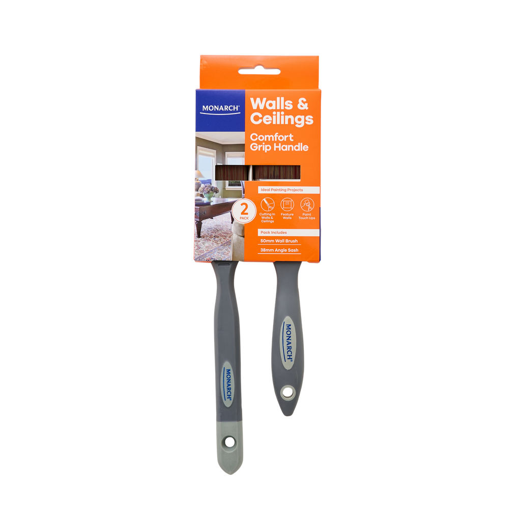 Monarch 2 Piece Walls &amp; Ceilings Project Brush Pack - Image 1 of 2