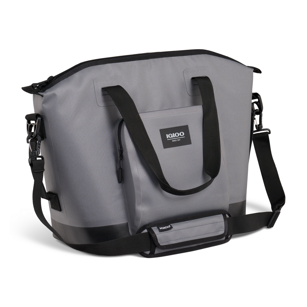 IGLOO 24 Can Carbonite Grey Soft Cooler Tote - Image 8 of 15