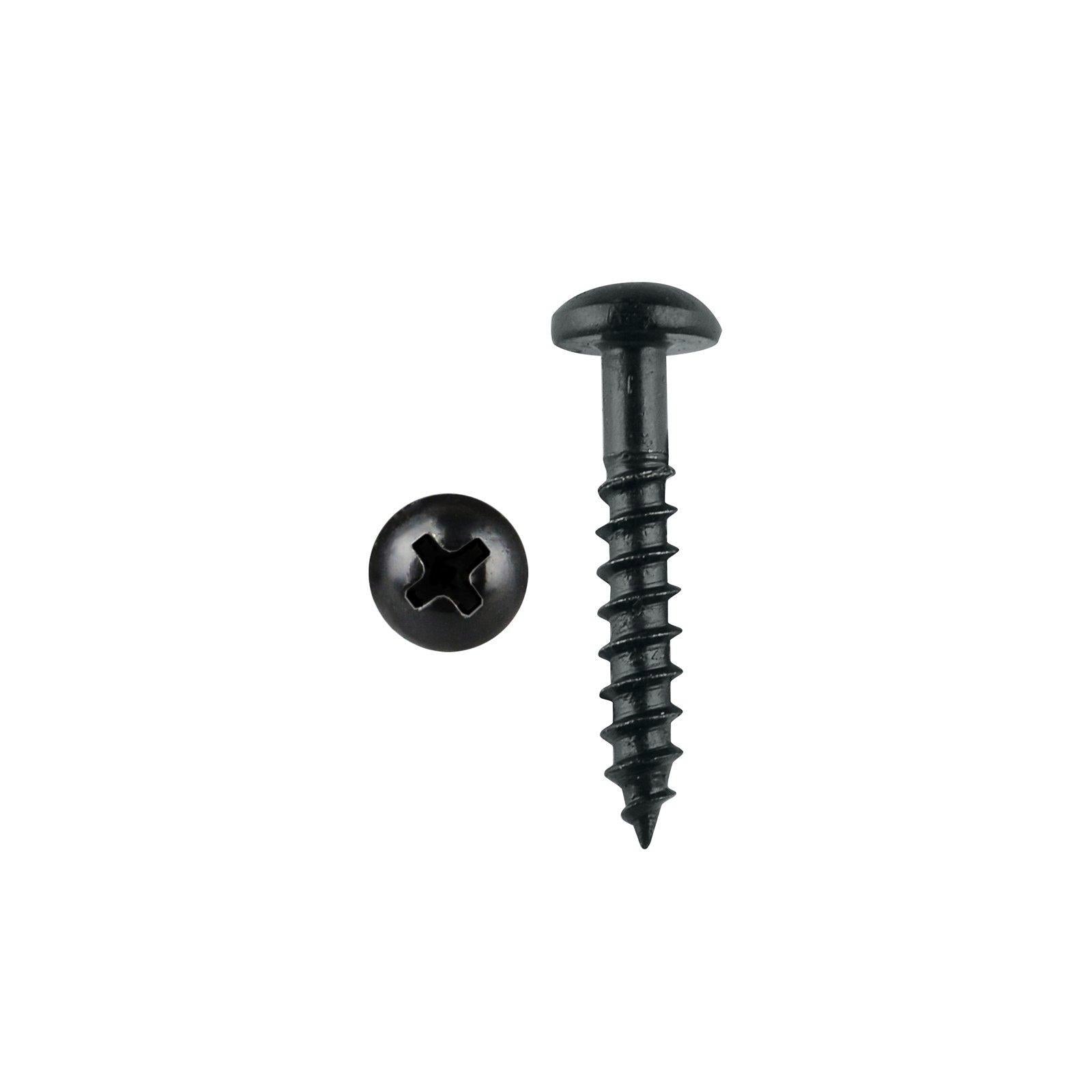 Pinnacle 3.5 x 20mm Black Round Head Timber Screw - 30 Pack - Image 1 of 1