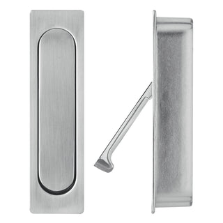 Delf Brushed Nickel Edge Pull Sliding Door Handle