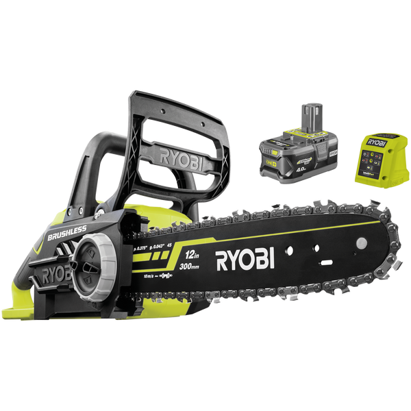 RYOBI 18V ONE+ HP™ Brushless 12"(304mm) Chainsaw 4Ah Kit