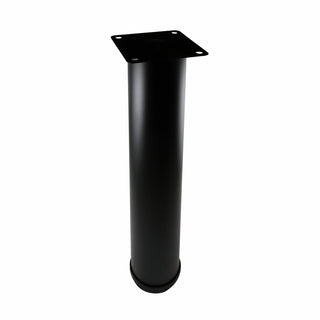 Adoored 60 x 400mm Black Metal Round Leg Furniture