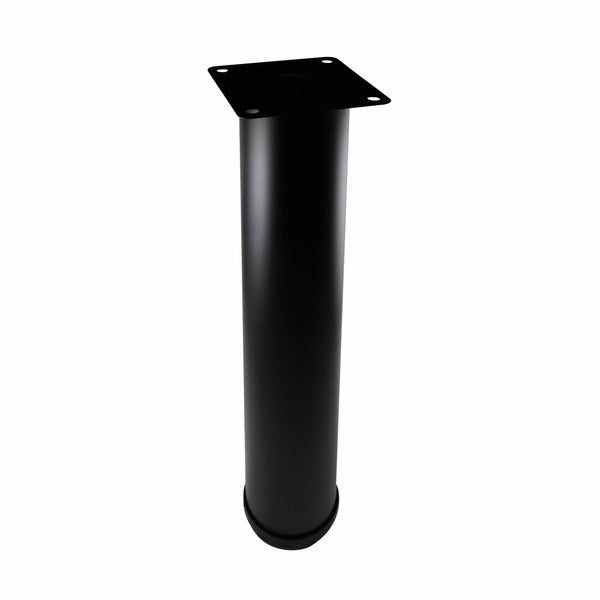 Adoored 60 x 400mm Black Metal Round Leg Furniture