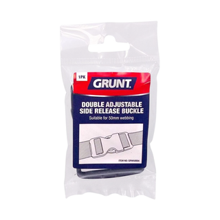 Grunt 50mm Adjust Release Webbing Double Buckle