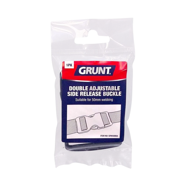 Grunt 50mm Adjust Release Webbing Double Buckle