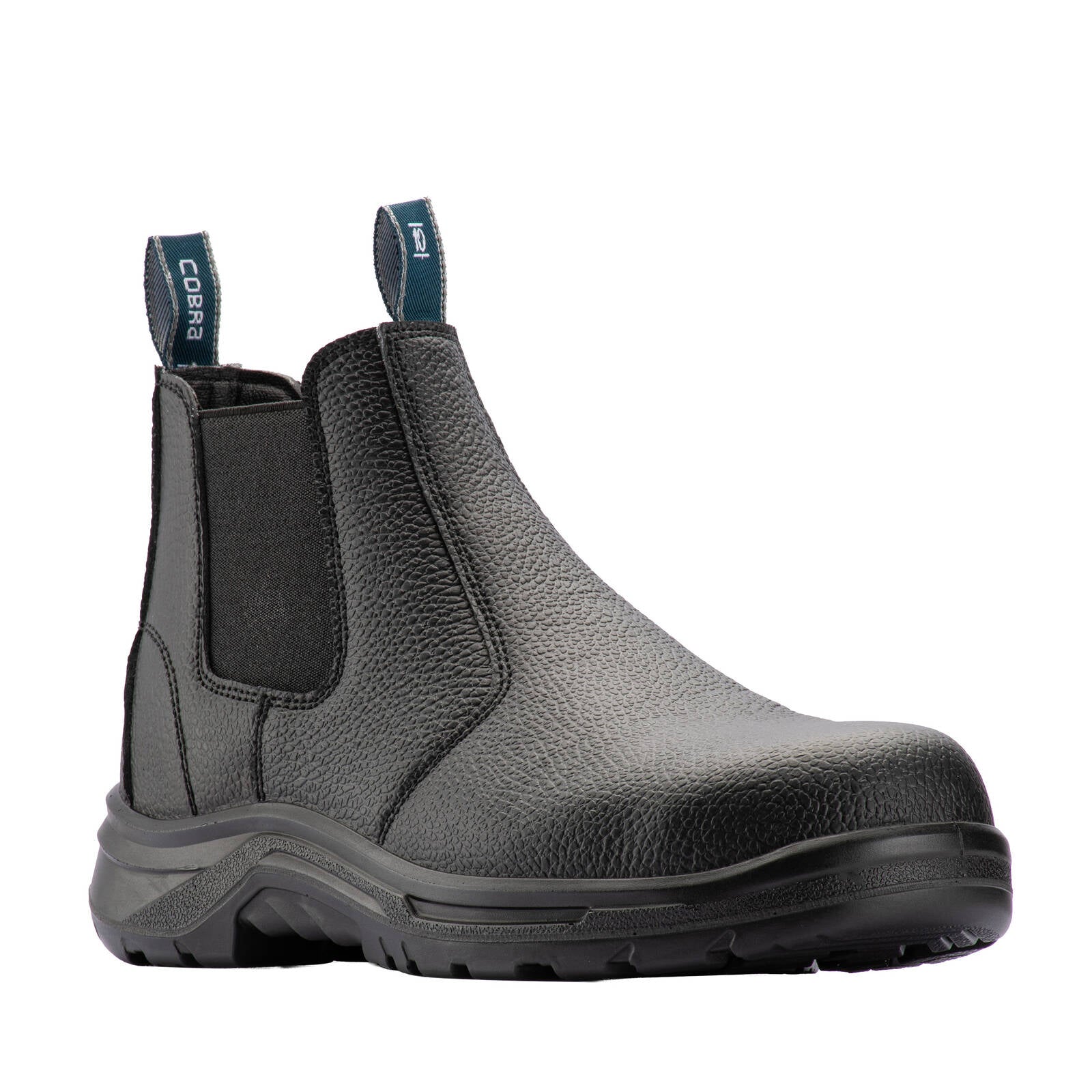 Bata Industrials Men's Black Cobra Bobcat Pull-On Safety Boot - UK Size 7 - Image 1 of 6