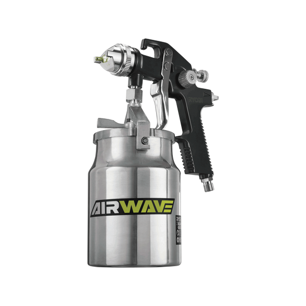 Ryobi AIRWAVE 1000ml Suction Feed Spray Gun