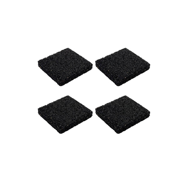 Jack 100 x 15mm Rubber Anti Vibration Squares - 4 Pack