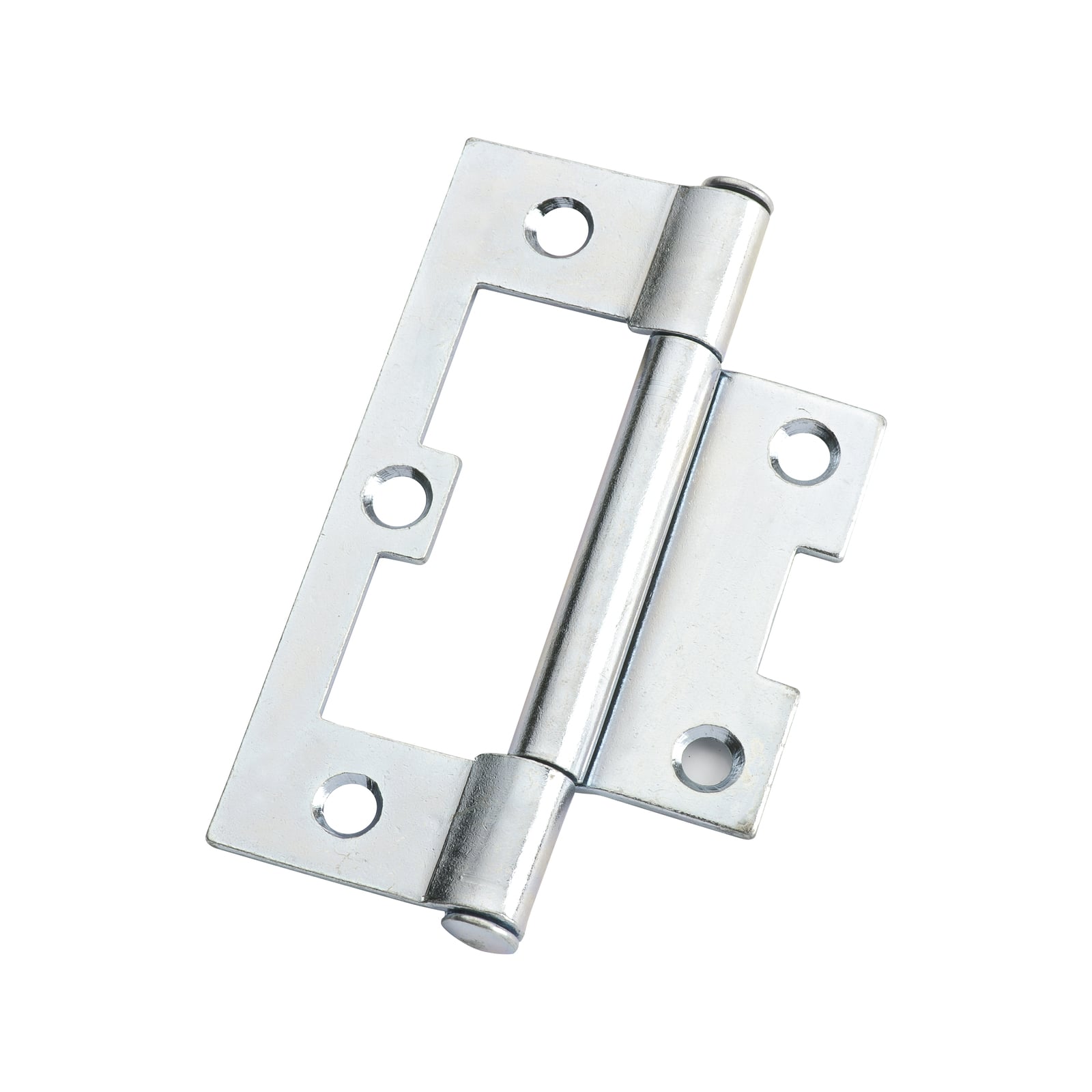 Lane 75 x 47 x 1.6mm Zinc Plated Fixed Pin Easy Fit Hinge - 2 Pack - Image 1 of 1