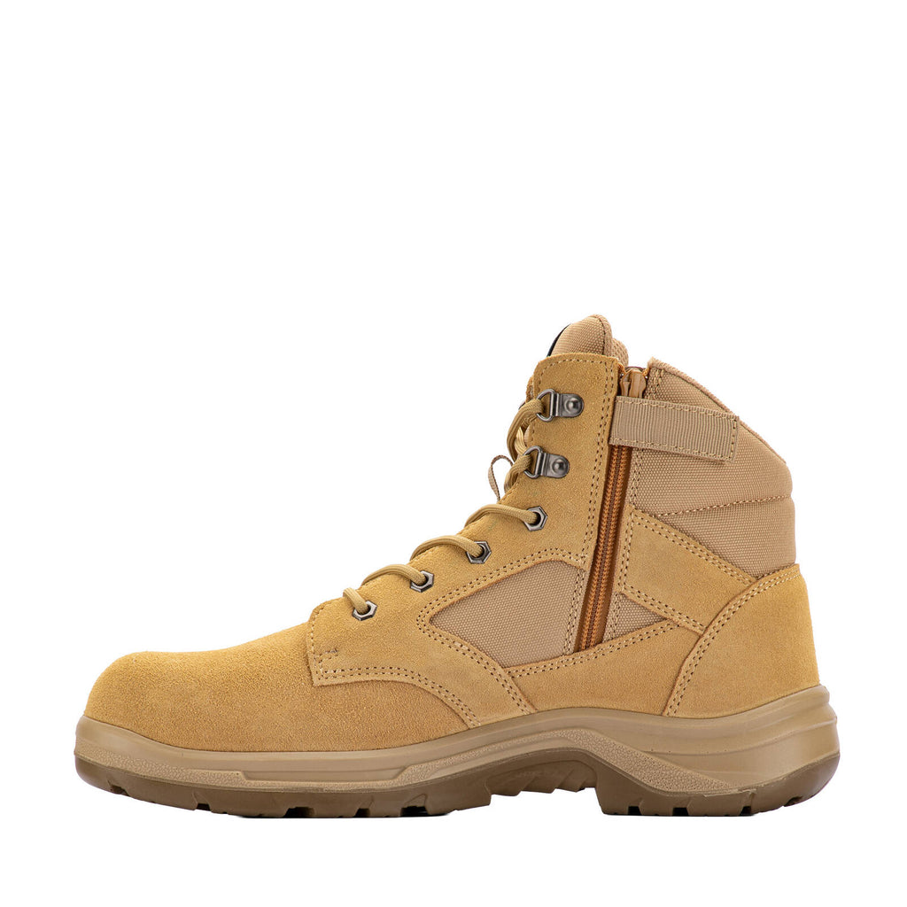 Bata Industrials Men's Wheat Bobcat Zip Side Safety Boot - UK Size 5 - Image 4 of 5