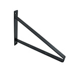 Carinya 285 x 210mm Black Exposed Triangle Stayed Bracket - Image 1 of 18
