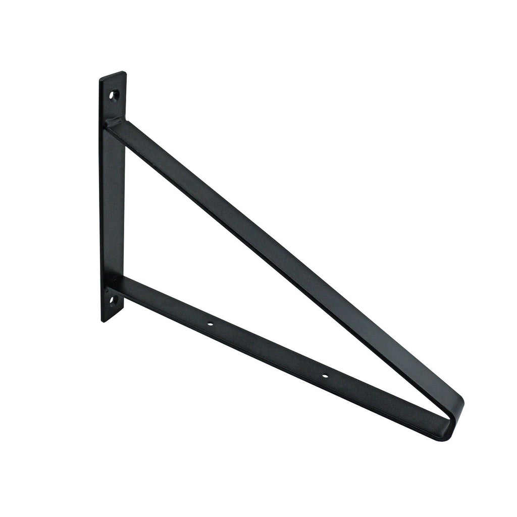 Carinya 285 x 210mm Black Exposed Triangle Stayed Bracket - Image 10 of 18
