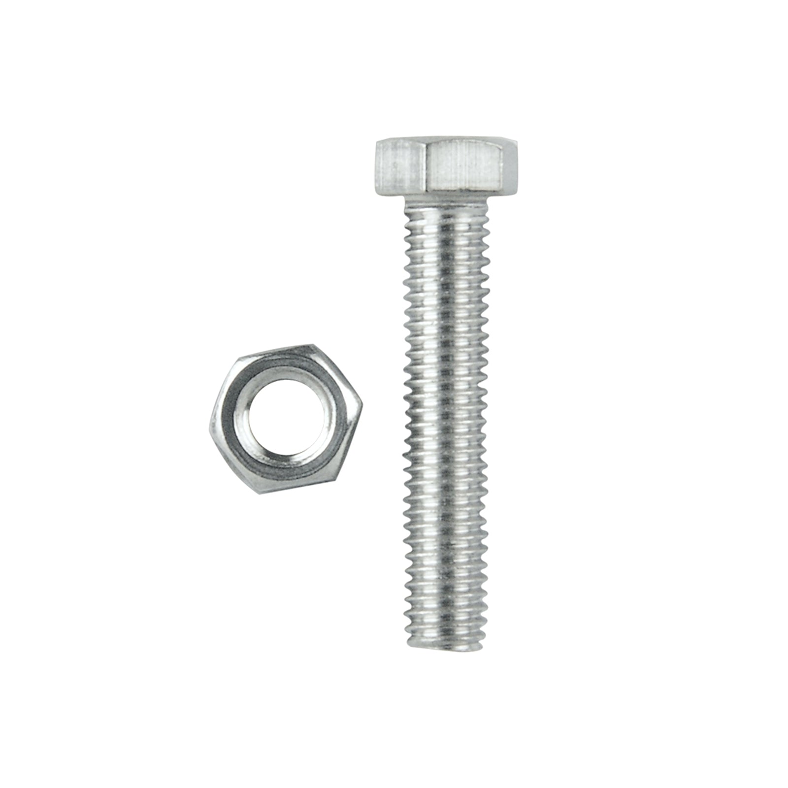Pinnacle M5 x 25mm Stainless Steel Hex Bolt And Nut - 10 Pack - Image 1 of 1