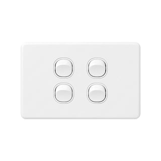 DETA X6 White 1 Gang Single Switch