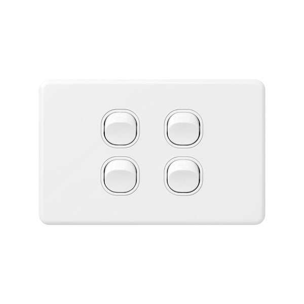 DETA X6 White 1 Gang Single Switch