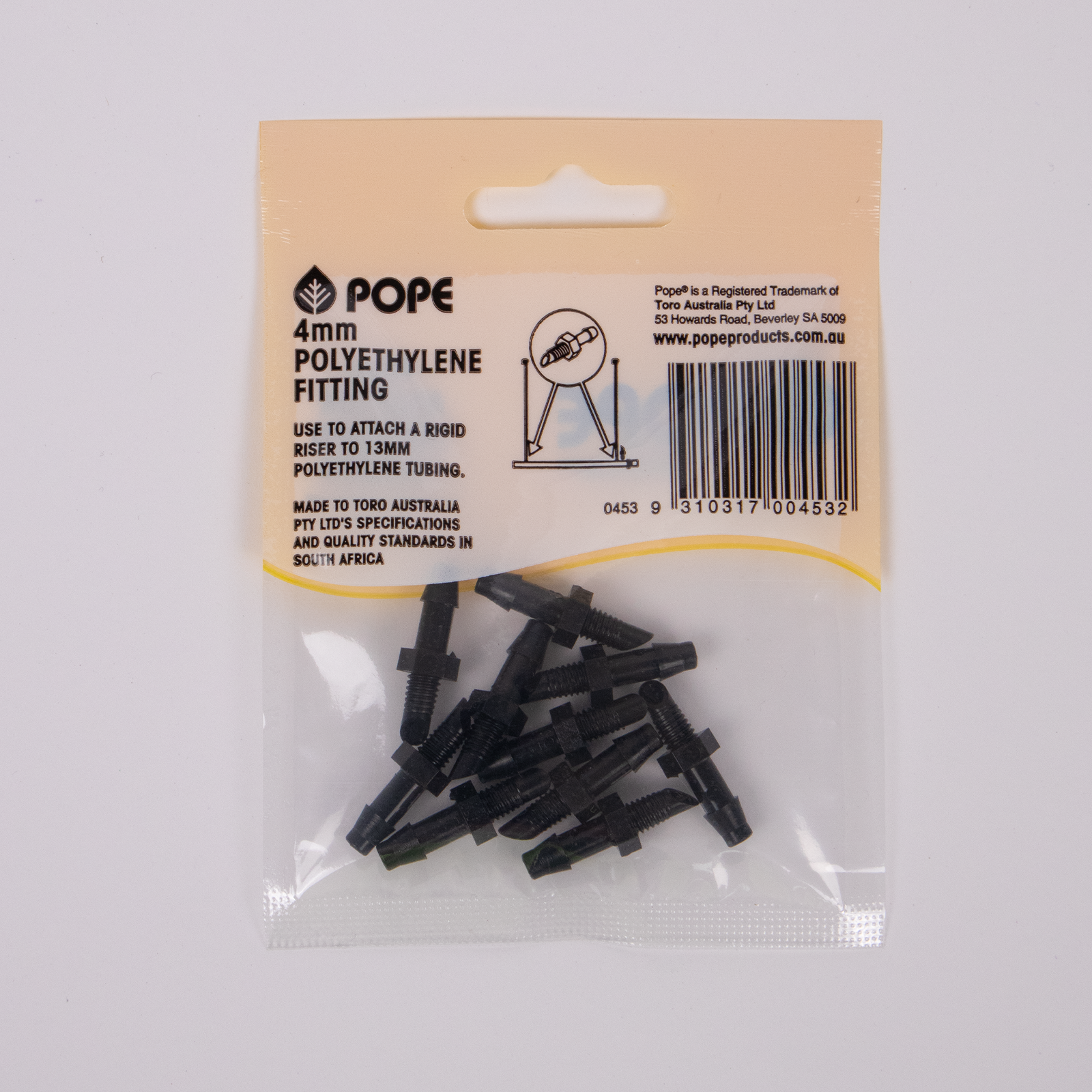 Pope 4mm Threaded / Barbed Adaptor - 10 Pack - Image 5 of 5