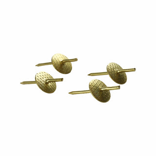 Everhang 8kg Brass Plated Picture Hanging  Simplicity Hook - 4 Pack