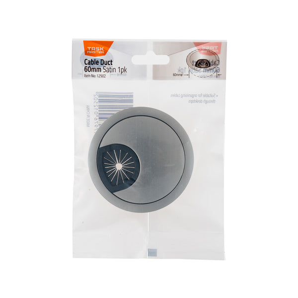 Taskmaster 60mm Satin Cable Duct - Satin