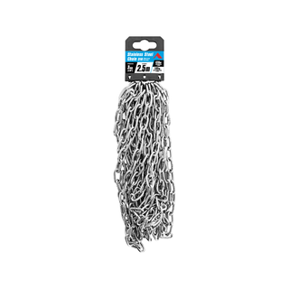 Pinnacle 3mm 1/8" x 2.5m Stainless Steel Chain