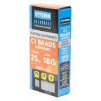 Titan 25 x 1.25mm Electro Galvanised Straight Collated Nail C1 Brads - 5000 Pack - Image 2 of 4