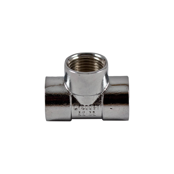 Brasshards 15mm Chrome Plated Brass Screwed Tee LF
