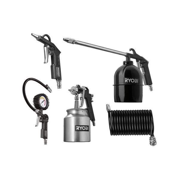 Ryobi Airwave 5-Piece Air Tool Kit