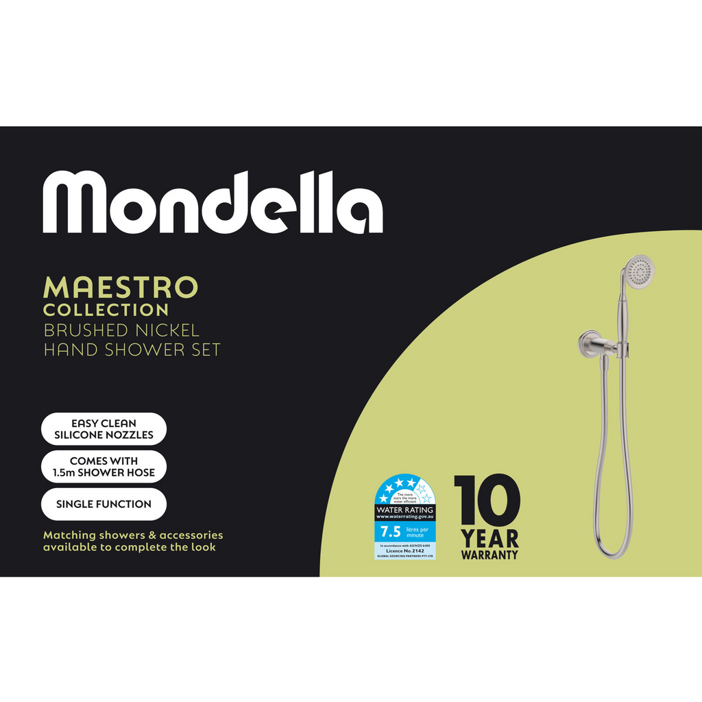 Mondella Chrome Maestro Hand Shower Set - Chrome - Image 3 of 8